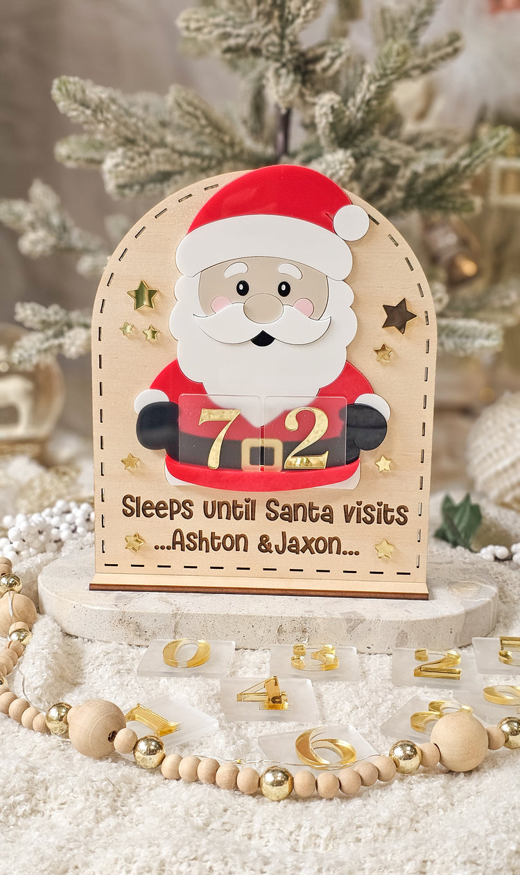 Santa Claus Interchangeable Christmas Countdown