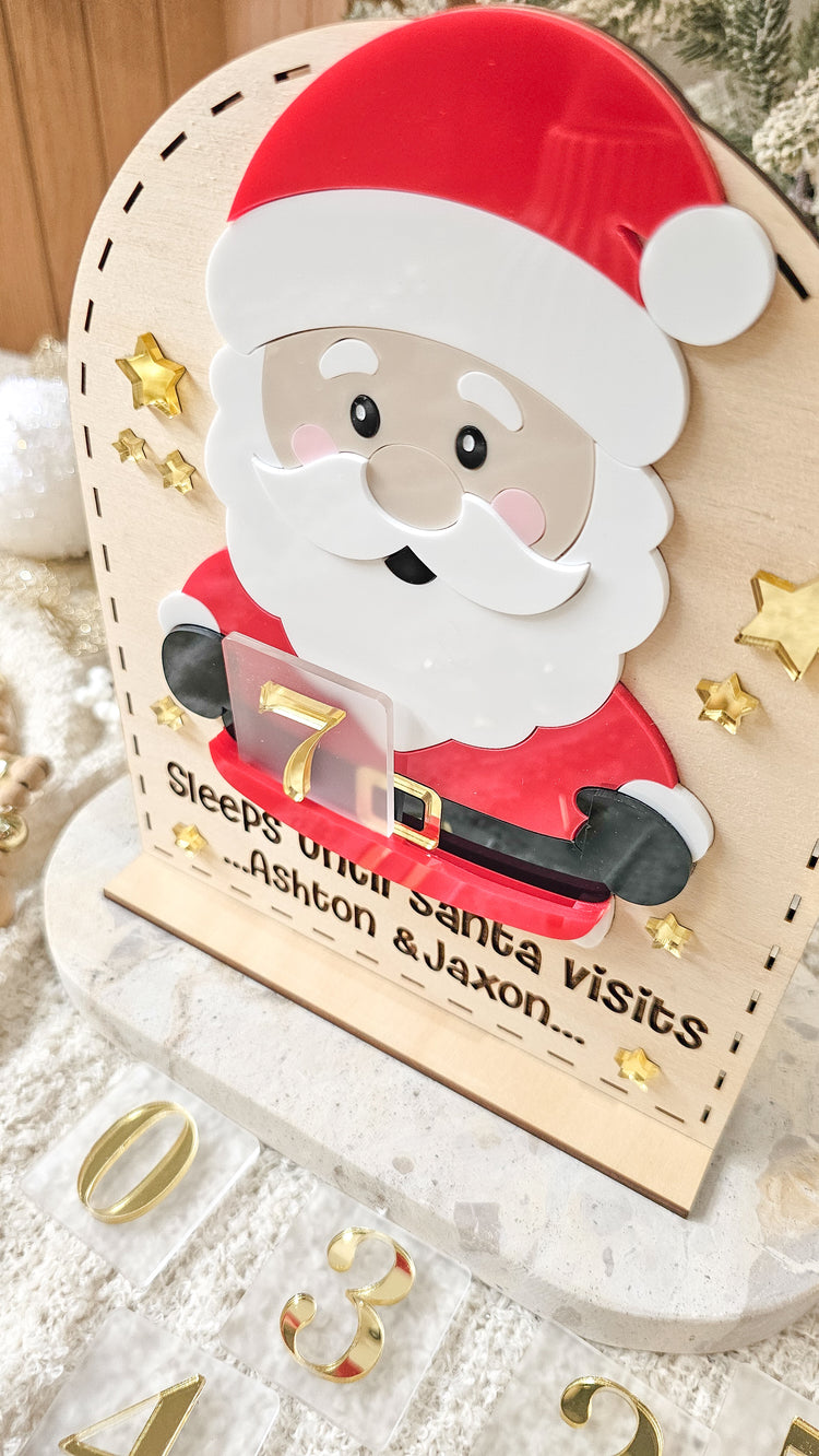 Santa Claus Interchangeable Christmas Countdown