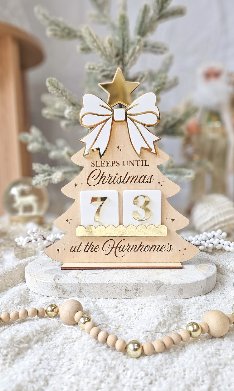 Christmas Tree Interchangeable Christmas Countdown