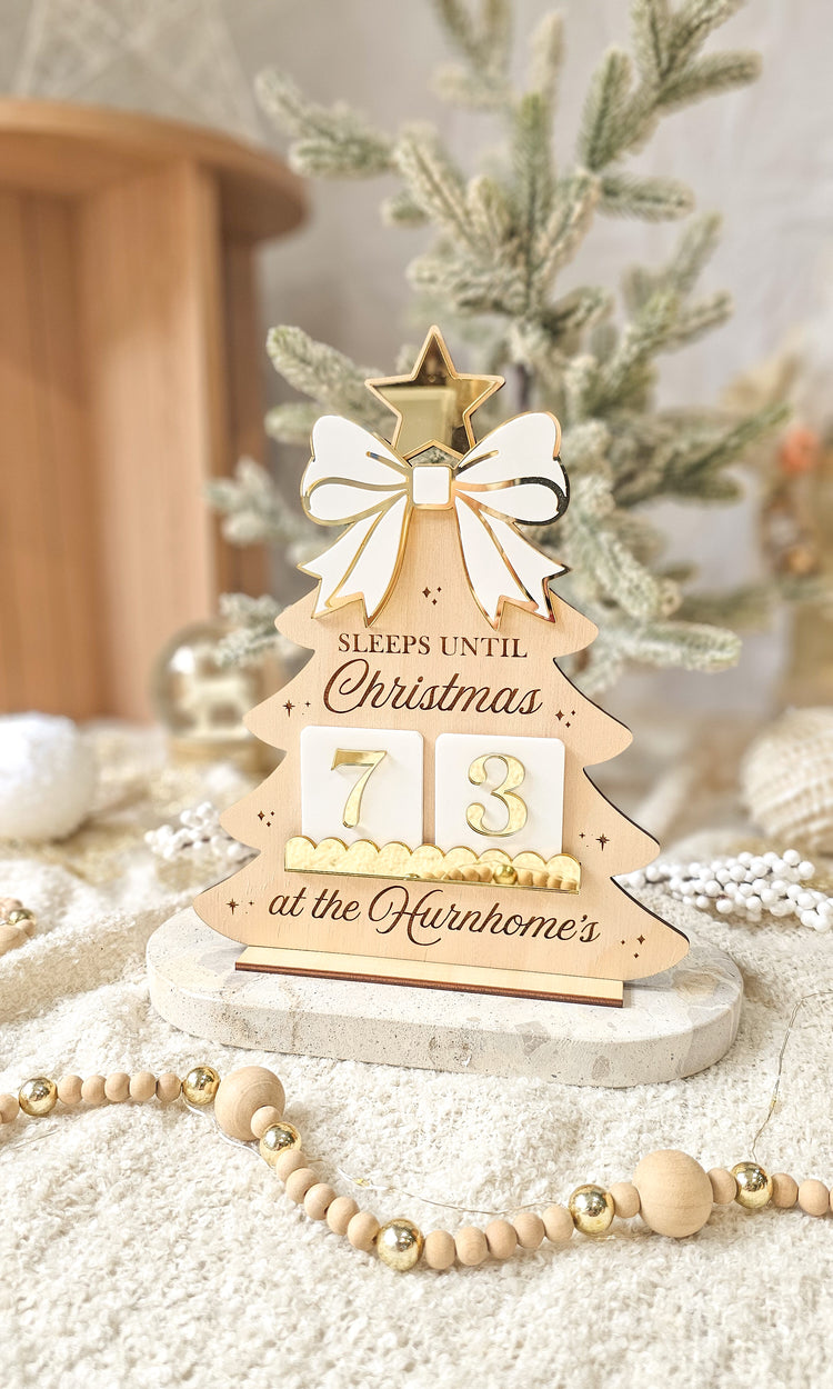 Christmas Tree Interchangeable Christmas Countdown