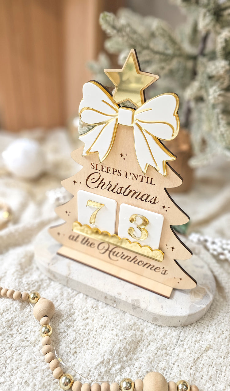 Christmas Tree Interchangeable Christmas Countdown