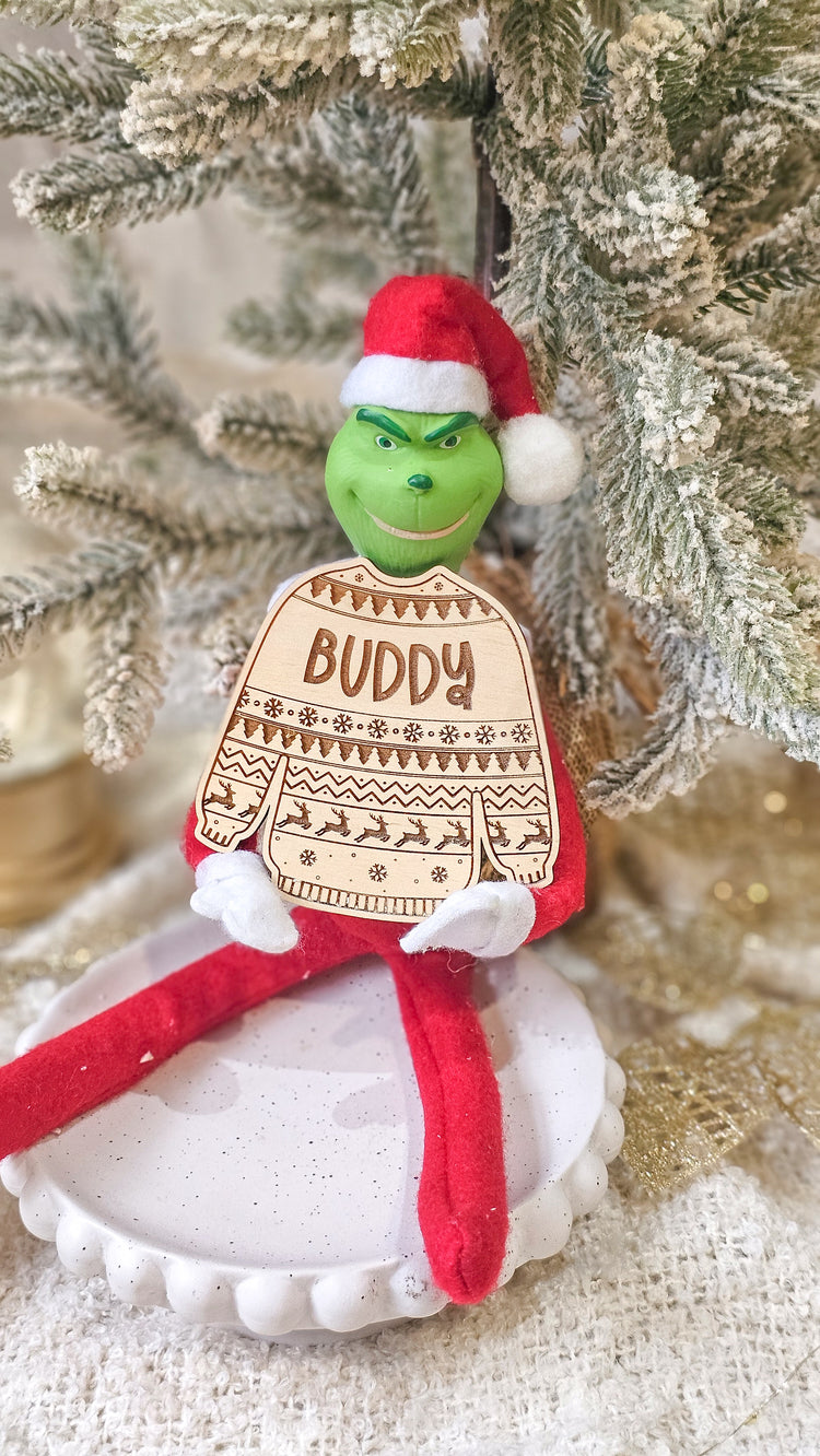 Elf Ugly Christmas Sweater Prop