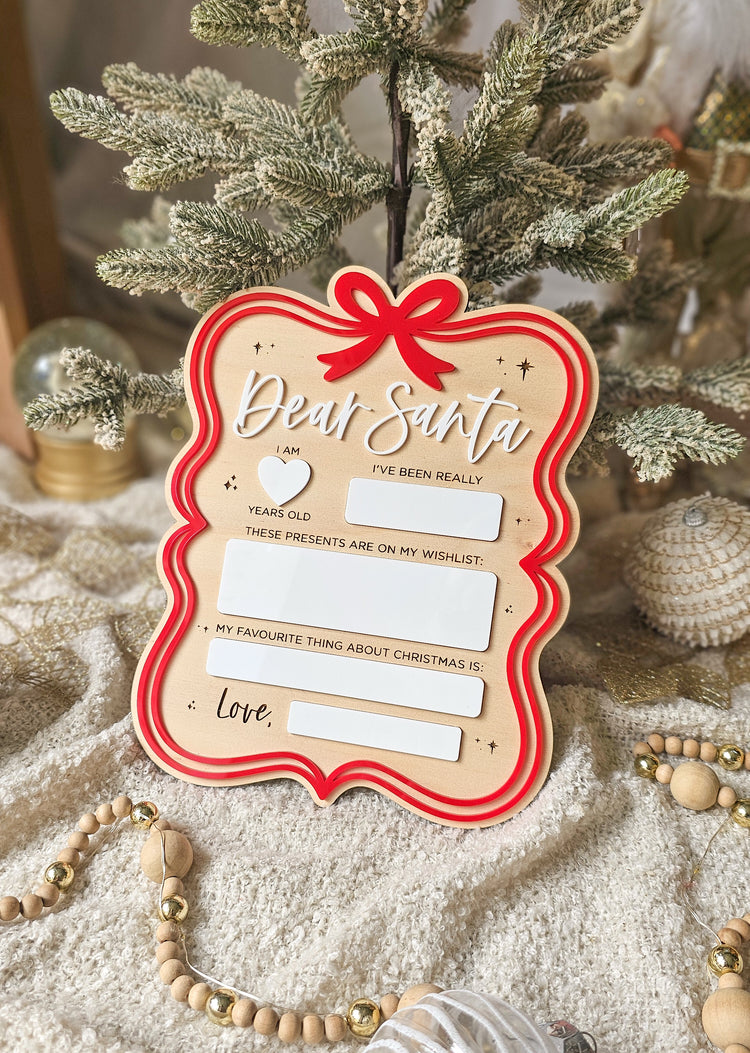 Dear Santa Reusable Board