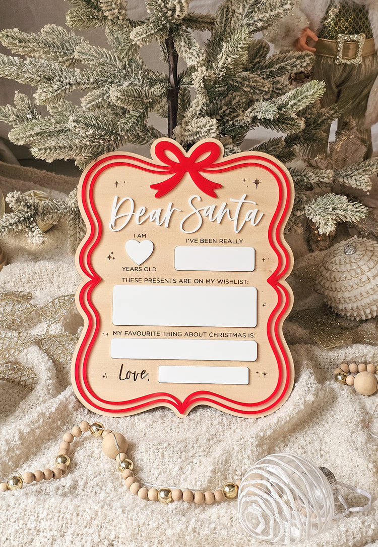 Dear Santa Reusable Board