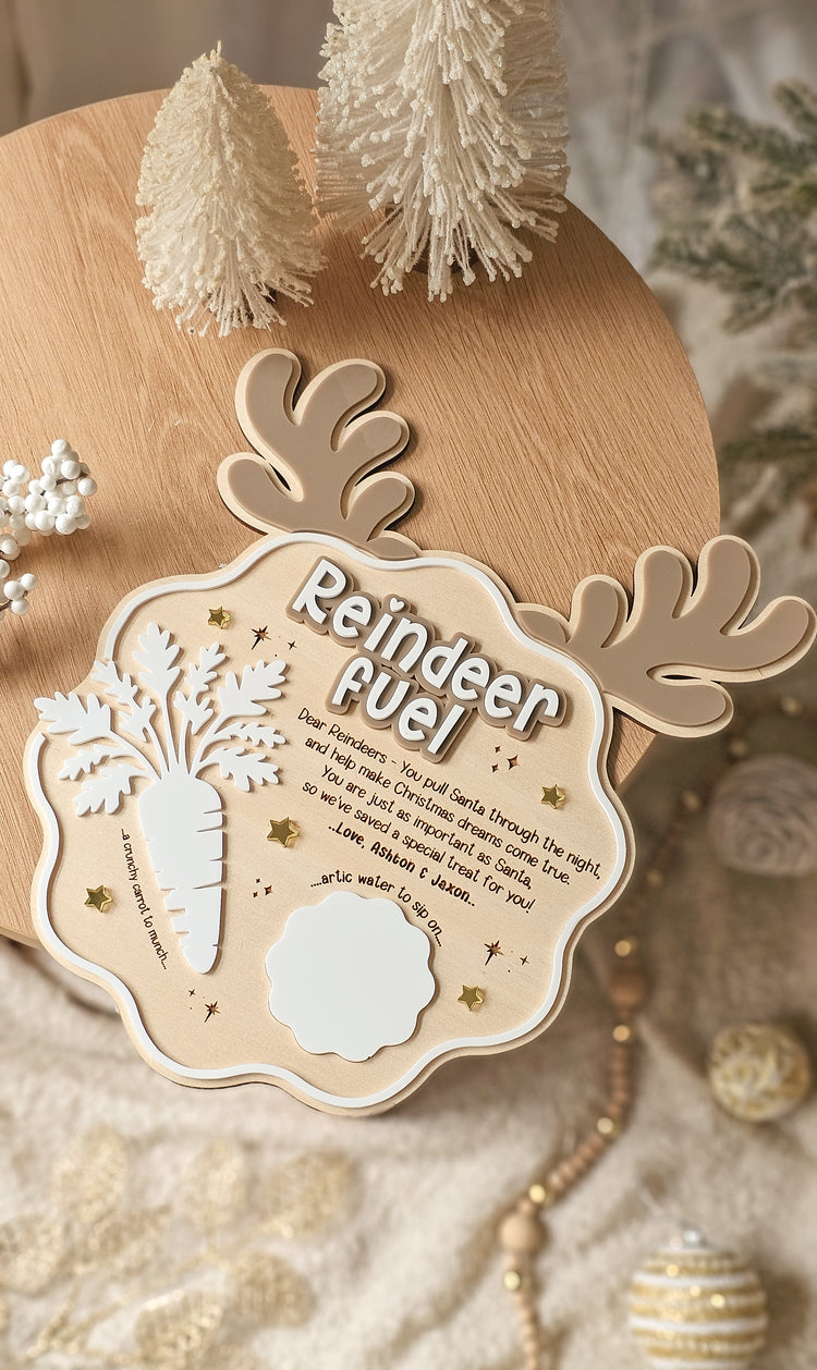 Reindeer Refuel Station Treat Tray | Ear Design