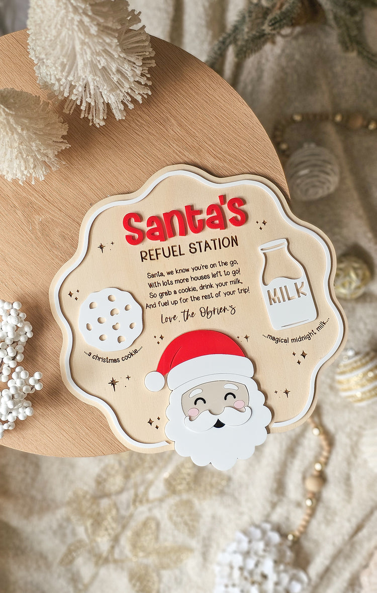 Santa's Refuel Station Treat Tray
