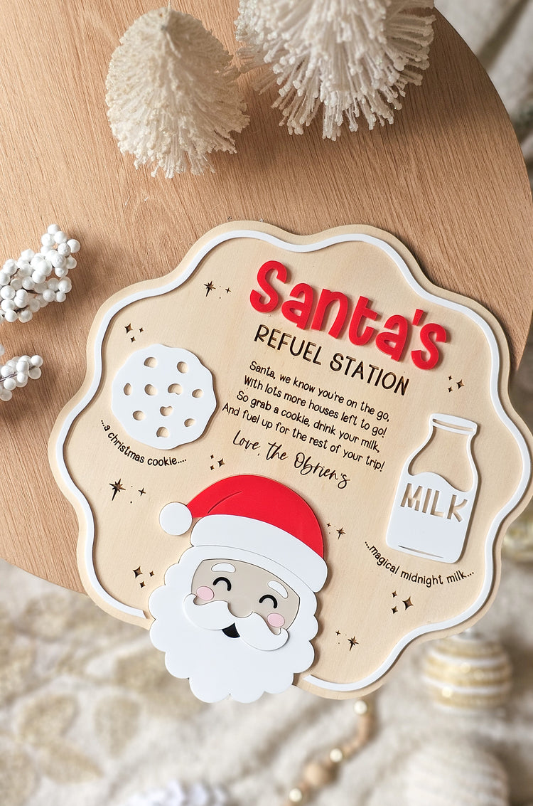 Santa's Refuel Station Treat Tray