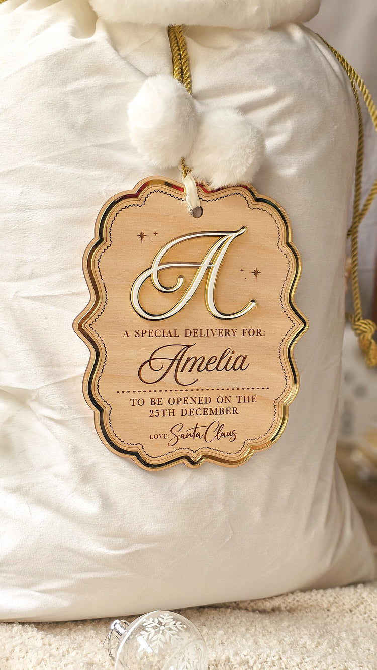 Ornate Special Christmas Delivery Tag