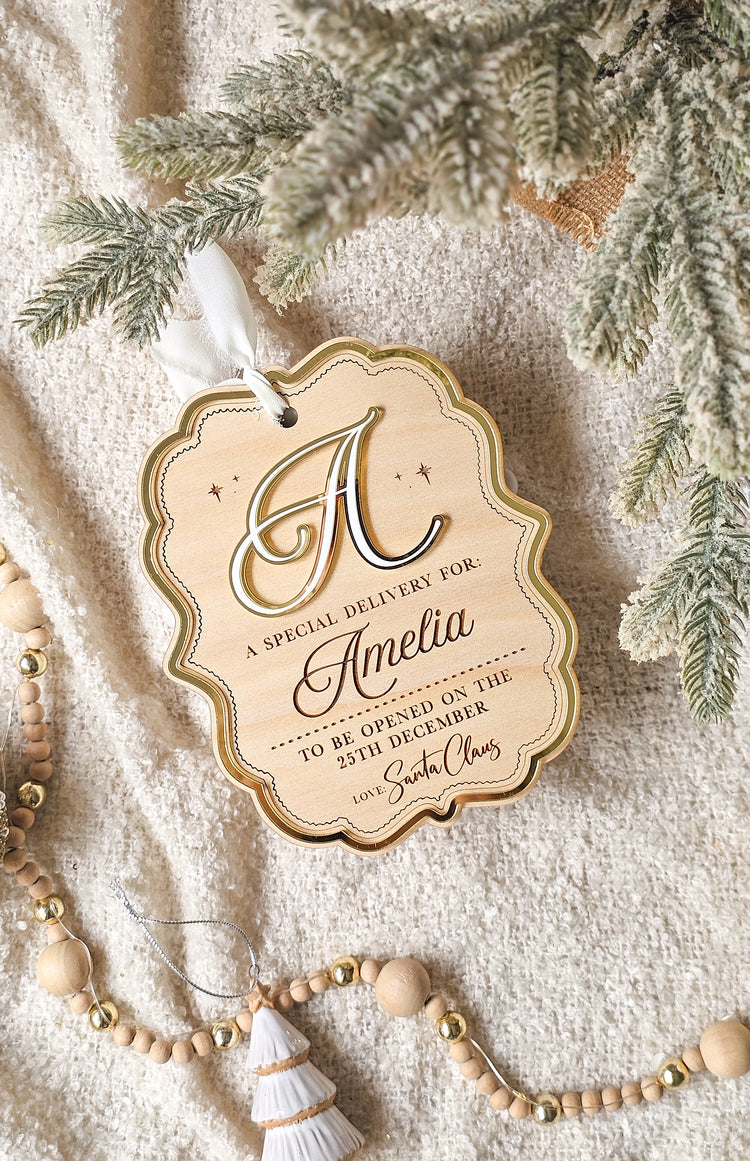 Ornate Special Christmas Delivery Tag