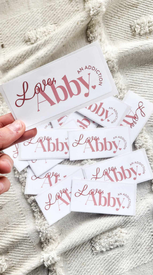 Love, Abby Sticker