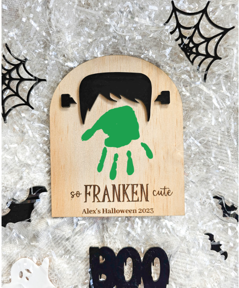 Franken Cute & Trick or Treat Plaque Bundle