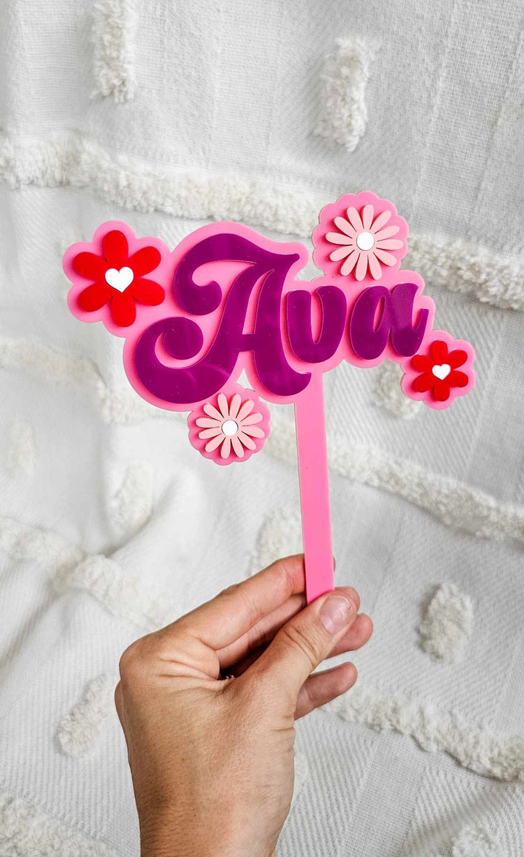 Flower Cake Topper