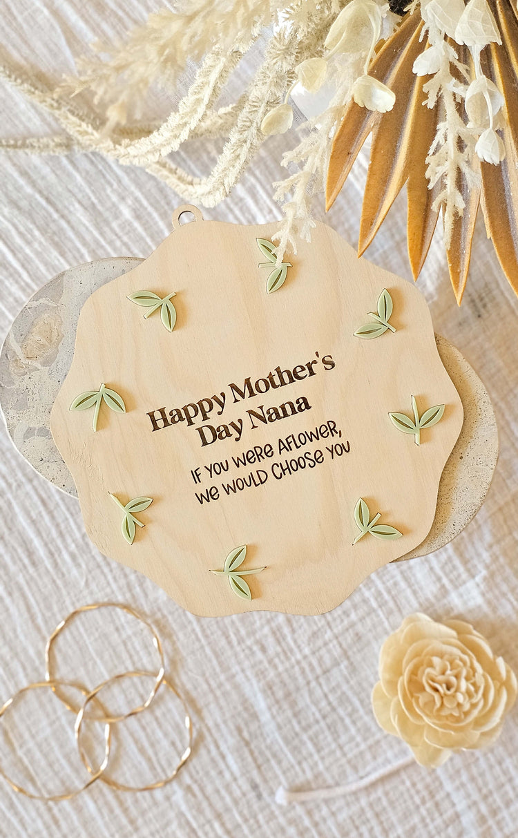 Mother's Day Fingerprint Board | Wreath