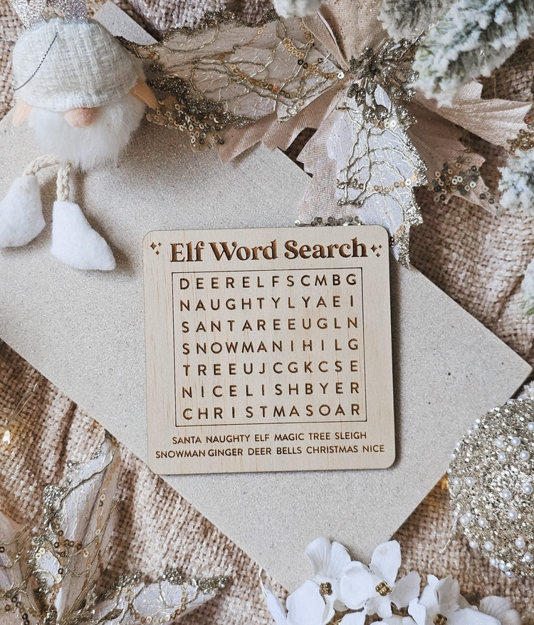 Elf Wordsearch Prop