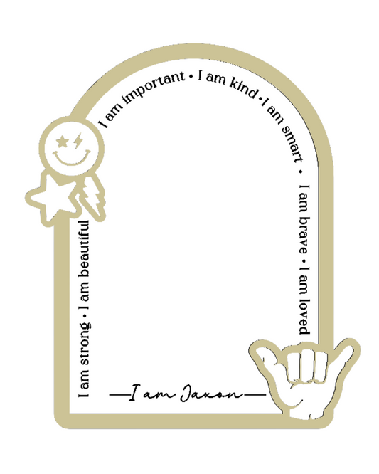 Personalised Daily Affirmation Mirror - Shaka