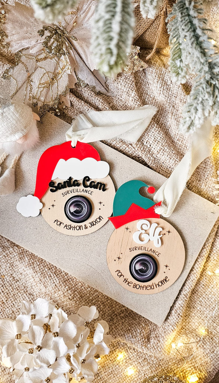 Santa Surveillance Camera Ornament