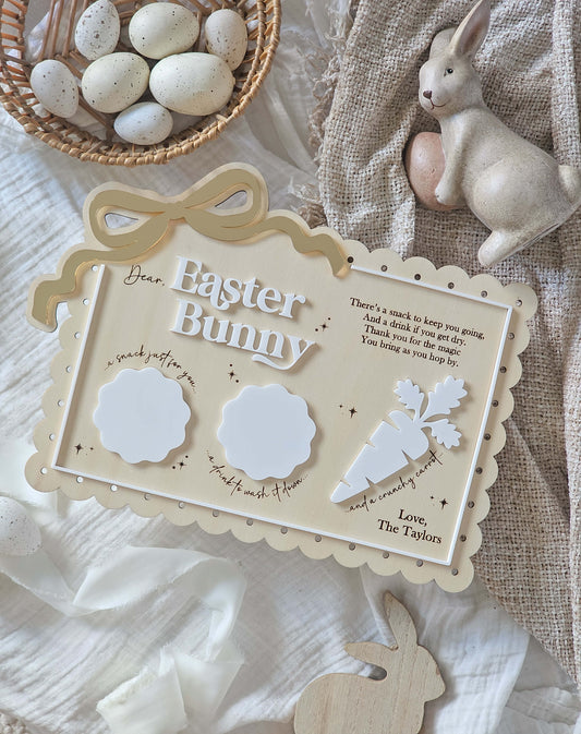 Vintage Scallop Easter Treat Tray