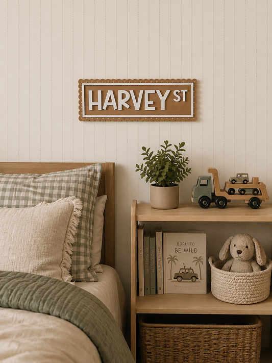 Vintage Personalised Street Sign