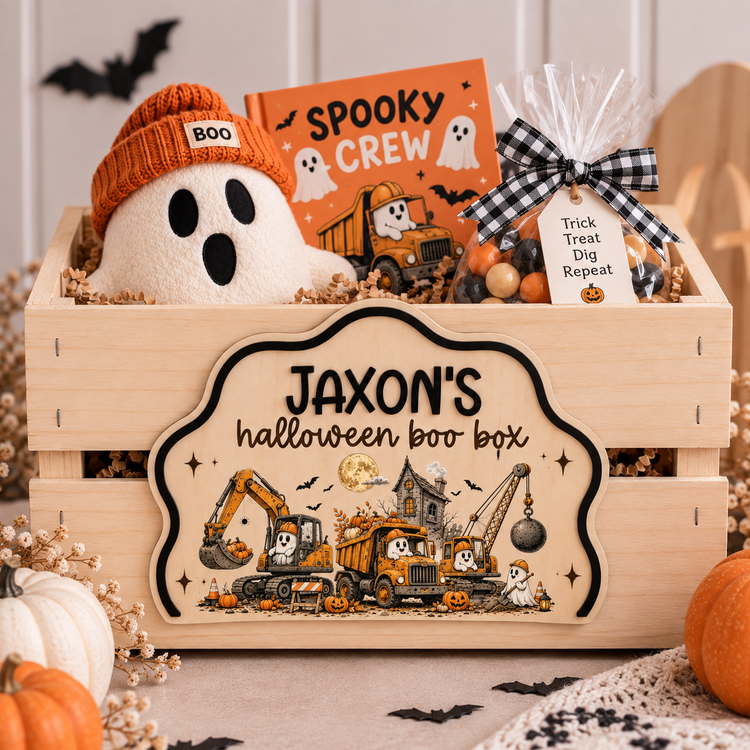 Halloween Crate Plaque | Construction UV Print