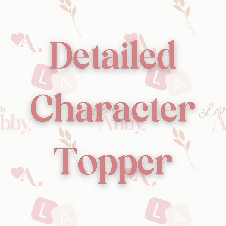 Detailed Character Cake Topper