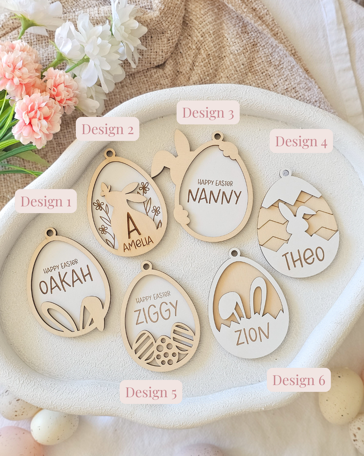 Bunny Layered Easter Tag - Multiple Designs