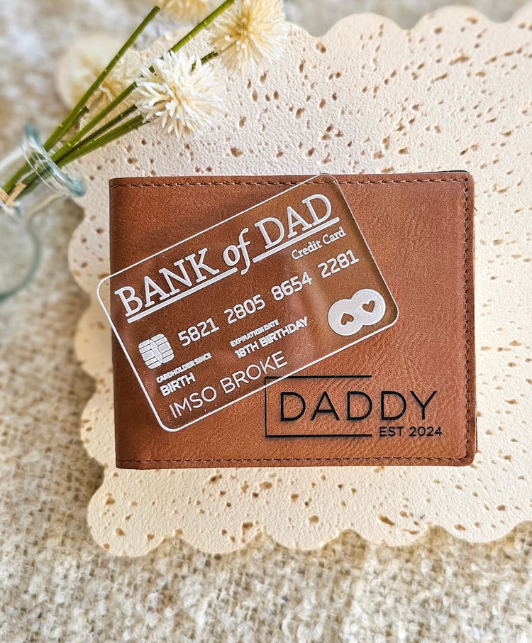 Bank of Dad Card