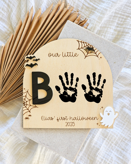 Our little boo - Halloween Plaque