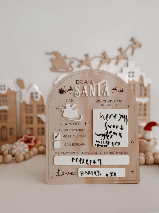 Dear Santa Letter Board