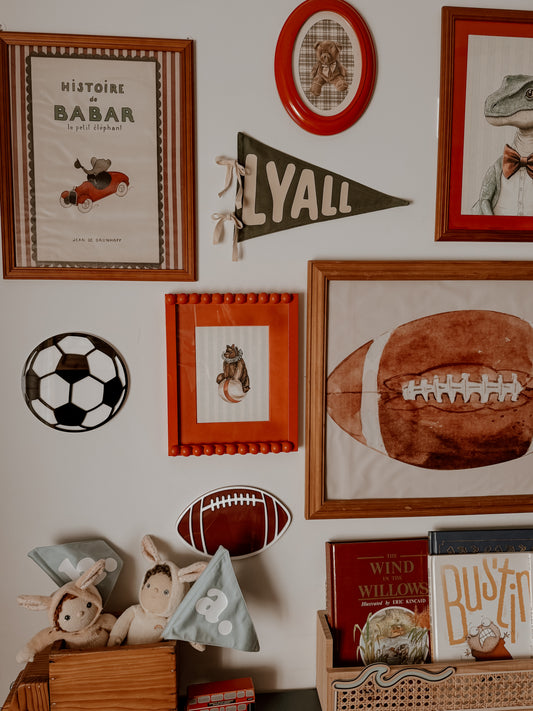 Acrylic Sports Wall Art – [Soccer / Football / Baseball]