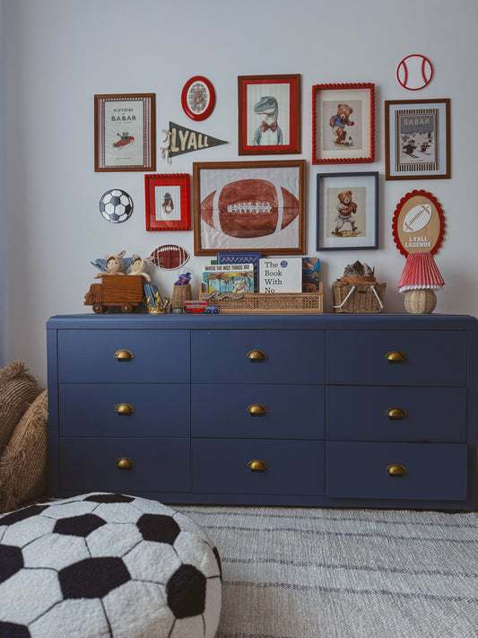 Acrylic Sports Wall Art – [Soccer / Football / Baseball]