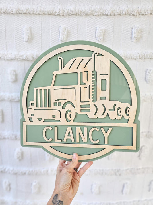 Truck Plaque