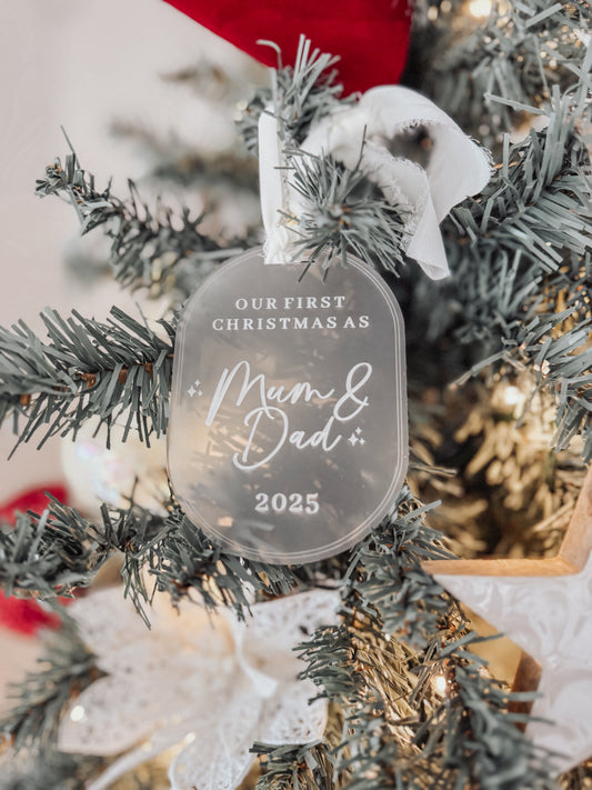 First christmas as Mum & Dad Ornament