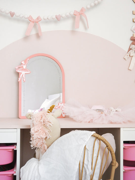 Personalised Daily Affirmation Mirror - Ballerina