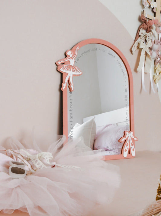 Personalised Daily Affirmation Mirror - Ballerina