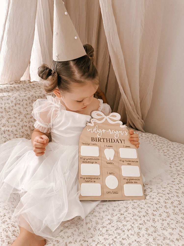 Birthday Board | Bow