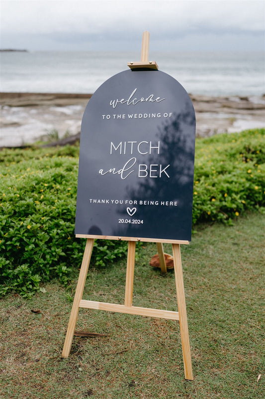 Welcome to the Wedding of - Wedding Sign