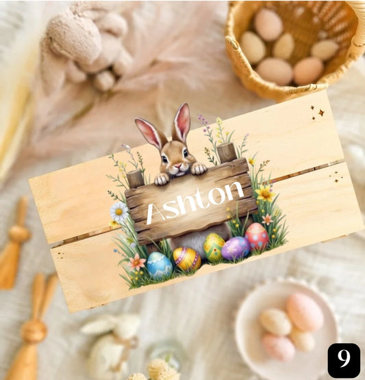 Personalised Easter Printed Crate - PRE SALE