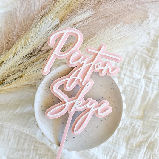 Personalised Name Cake Topper