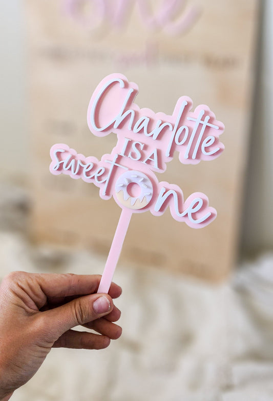 Sweet One Cake Topper