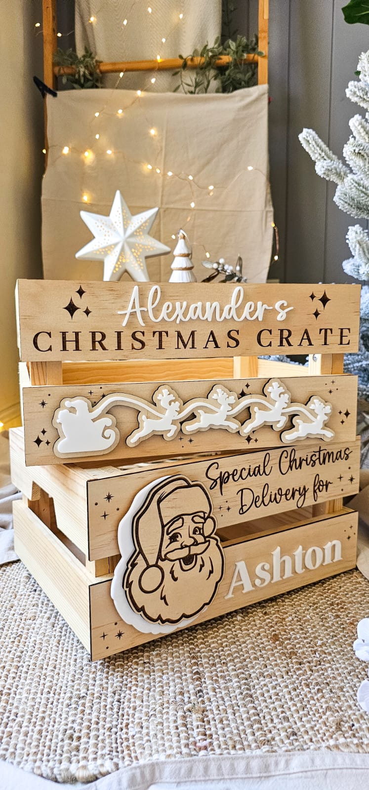Christmas Crate - Acrylic