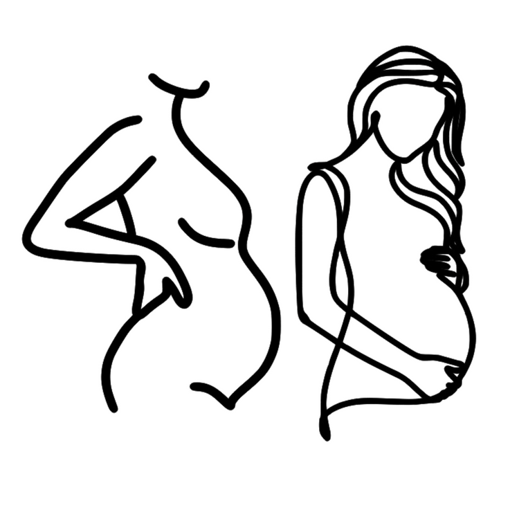 Pregnancy Lined Art Fropper