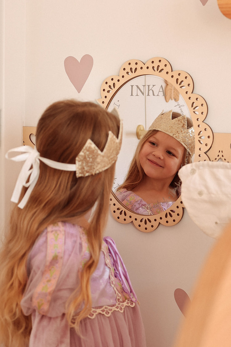 Personalised Daily Affirmation Mirror - Vintage Lace