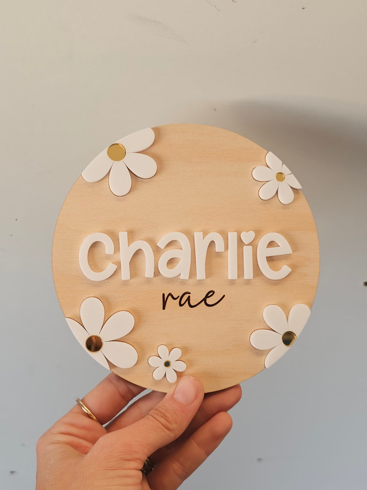 Name plaque - charlie