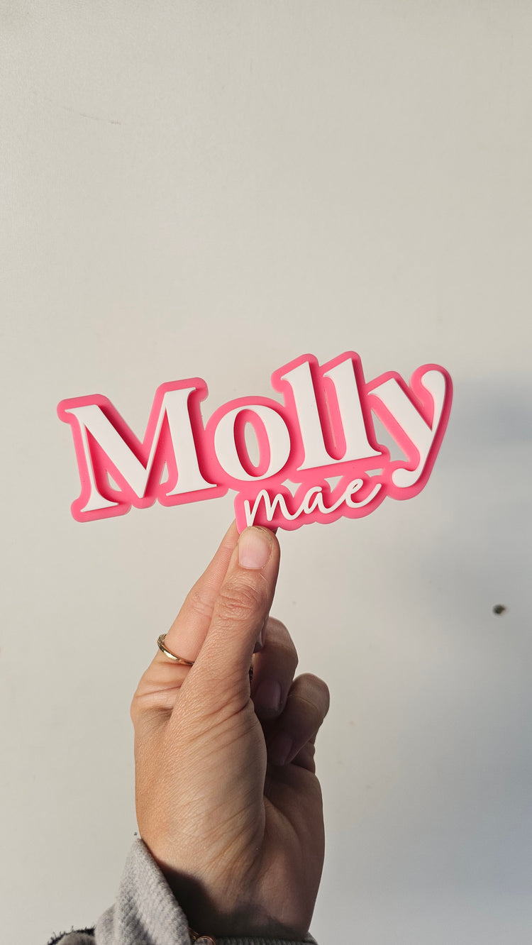 Name plaque - molly mae