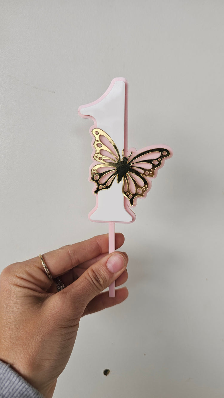 1 butterfly topper
