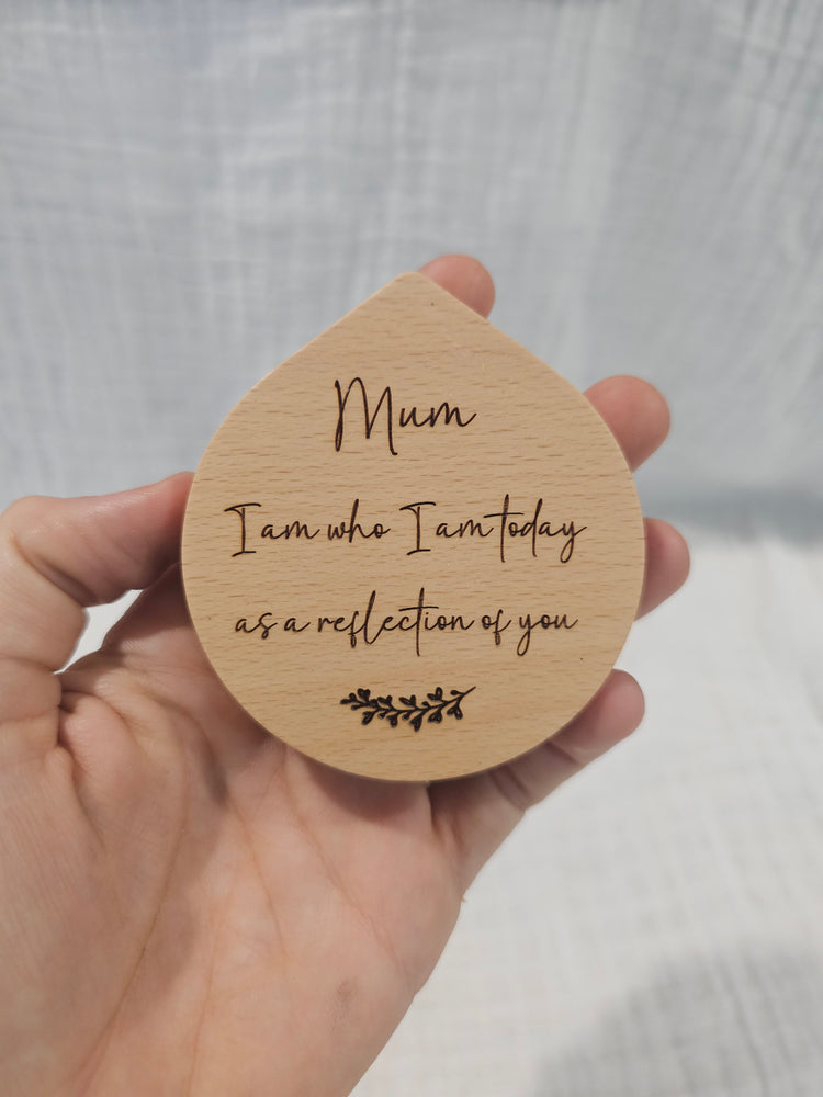 Mum reflection - compact mirror - OM