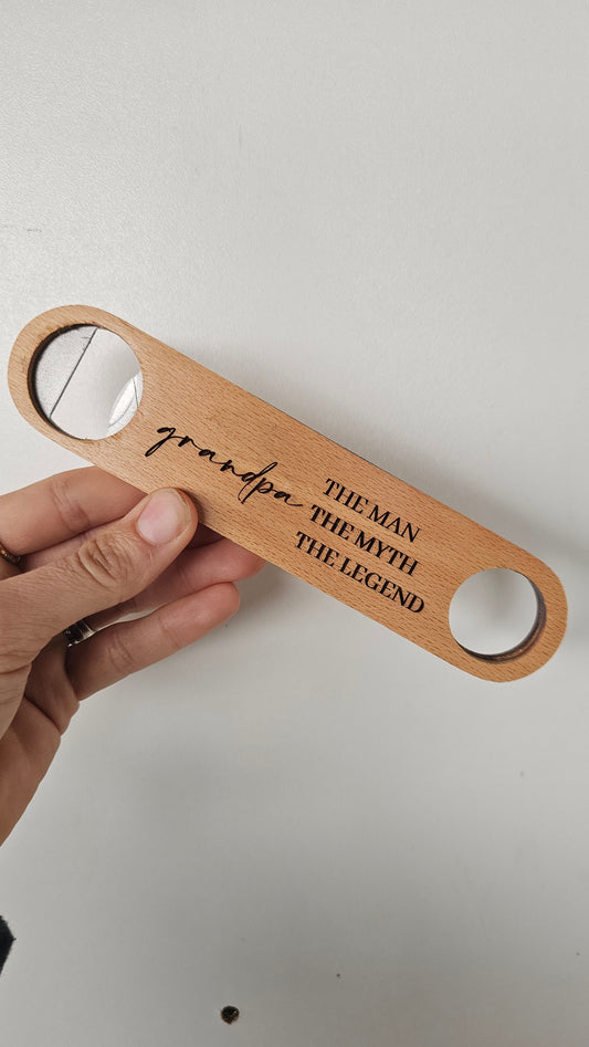 *Bottle opener - grandpa the man etc