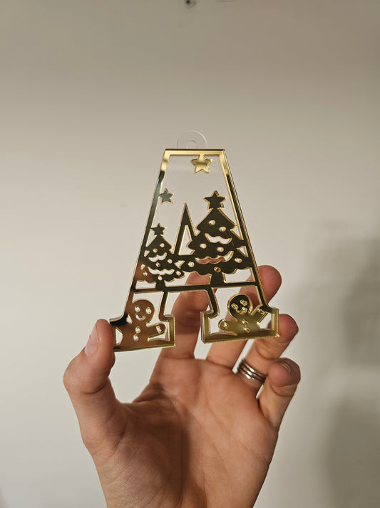 Gingerbread stocking tag - A