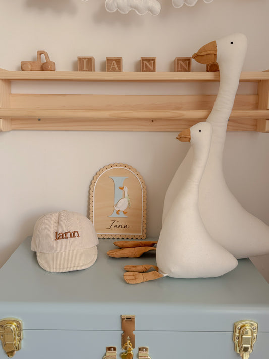 Vintage Arch Personalised Plaque - Silly Goose Letter