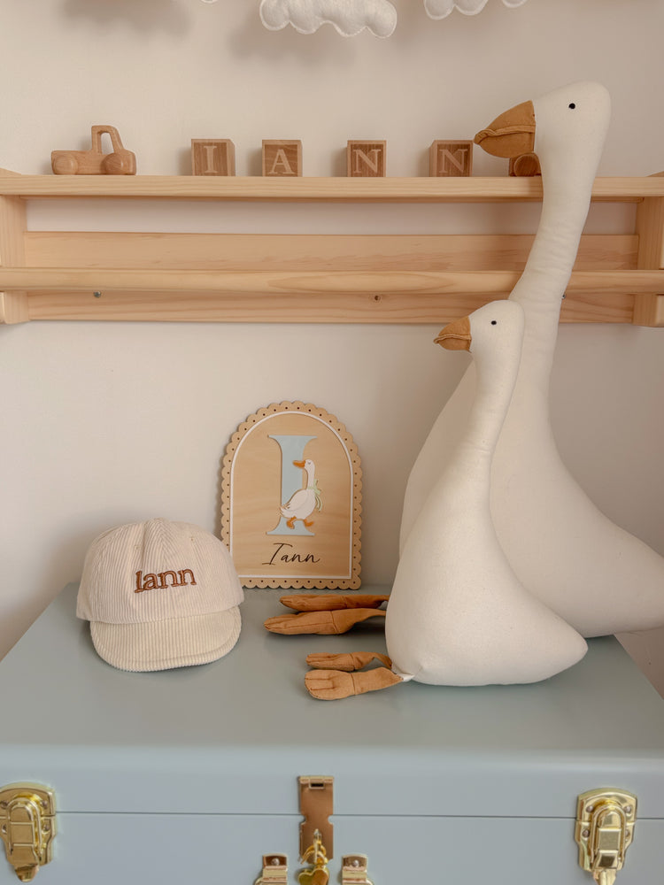 Vintage Arch Personalised Plaque - Silly Goose Letter
